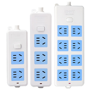 Power Strip <b>With</b> Switch 10A Flame Retardant Safety <b>Socket</b> Household Multi Hole Wiring <b>Socket</b> Child Protection Copper Core - Product Image 2