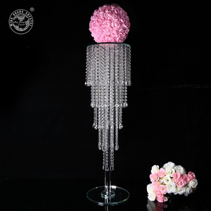 Wedding Centerpiece <strong>Crystal</strong> Garlands Table Flower <strong>Stand</strong> MH-Z0130 - Product Image 5