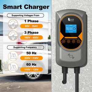 Estación de Carga para Vehículos Eléctricos de CA de 22KW GB con Conector Tipo 1/J1772, EVSE Móvil para Carga Rápida de Automóviles Eléctricos - Product Image 3