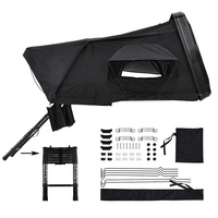 Tente de toit de voiture pliable, imperméable, quatre saisons, pour 2 personnes, 4x4, coque rigide en ABS, pour le camping, installation rapide
