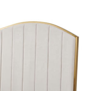 Slaapcomfort <span class=keywords><strong>Modern</strong></span> Design Queen/King Size Fluweel Bekleed <span class=keywords><strong>Platform</strong></span> <span class=keywords><strong>Bed</strong></span> - Product Image 5