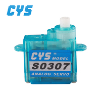 Micro servo ultra léger 3,7 g CYS-S0307, engrenage métallique sans noyau, 0,5-0,7 kg, pièces de bricolage pour mini véhicule RC
