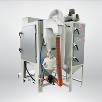 Usine directe 9060A machine de sablage de nettoyage manuel armoire de sablage efficace pour la décoration de matériel de moteur