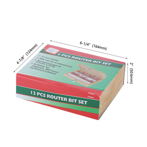 Lavie Milling Cutter <b>Set</b> 8mm Shank Tungsten Carbide For Woodworking Machine <b>Tools</b> - Product Image 4