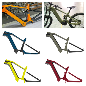 2023 vélo de montagne <span class=keywords><strong>électrique</strong></span> à suspension complète 500w 1000w moteur moyen emtb bafang ebike cadre en carbone - Product Image 6