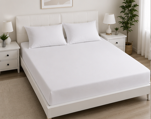 OEM ODM Custom Hospitality Luxury Satin Percale T300 T600 Cotton Hotel Fitted <b>Bed</b> <b>Sheet</b> Wholesale For Resort Hospital - Product Image 3