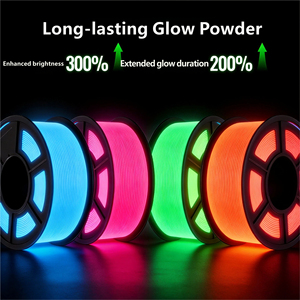 Filament PLA qui brille dans le noir, 1.75mm, vert luminescent, plastique pour imprimante 3D, pour modèle de jouet, Art déco, bijoux, plaque signalétique, étiquetage - Product Image 5