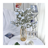 Hochwertige Party Hochzeit Hausgarten Dekor Seide Blume Künstliche Yunlan Wild Jasmine Leaves Branch
