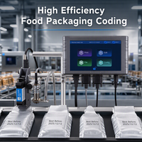 Imprimante industrielle T260E TIJ, machine de codage par lots en ligne pour l'impression sur les emballages alimentaires, les boîtes de médicaments et les bouteilles en PET