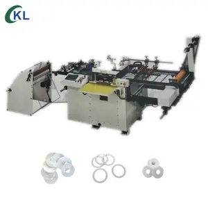 Foamed PE material Automatic Die Cutting Machine for bottle sealing liner