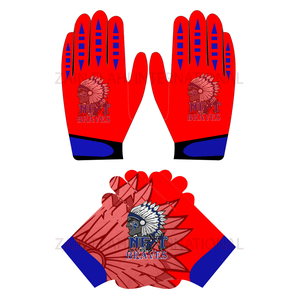 Outdoor White Football Receiver Gloves Wholesale Breathable American Football Gloves OEM New Non <b>Slip</b> UNISEX BREATHABLE Gloves - Product Image 6