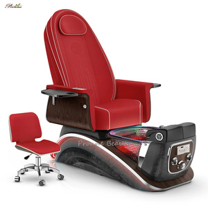 Moderno lujo bonito spa equipo azul cuadrado pedicura fregadero Mystique Pedicura Spa silla masaje de pies - Product Image 2