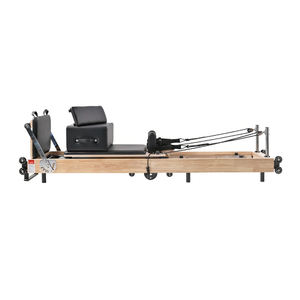 Macchina Pilates Reformer OEM ODM in Acero e Quercia, Attrezzatura Professionale Multi-Posizione per Pilates Reformer - Product Image 2