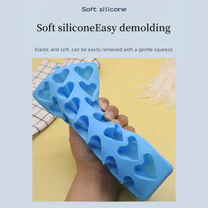 Vassoi per cubetti di ghiaccio in Silicone a forma di cuore 21 fori stampo per ghiaccio - Product Image 2