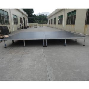 Escenario móvil con iluminación para conciertos al aire libre, escenario ajustable de aluminio - Product Image 2