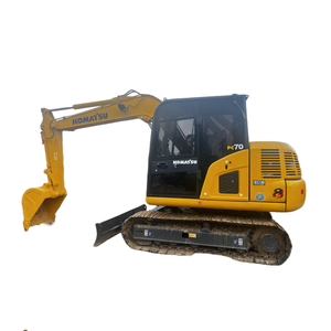 Excavateurs d'occasion japonais Komatsu bétonnières PC70 <span class=keywords><strong>mini</strong></span> <span class=keywords><strong>pelle</strong></span> rétrocaveuse hydraulique sur chenilles 7 tonnes pompes à vendre - Product Image 1