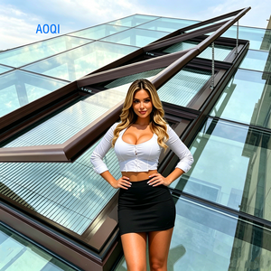 <span class=keywords><strong>Finestra</strong></span> da <span class=keywords><strong>Tetto</strong></span> <span class=keywords><strong>Motorizzata</strong></span> Intelligente Moderna con Telaio in Alluminio e Vetro Temperato per Veranda Scorrevole Automatica - Product Image 1