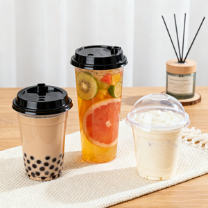 Custom LOGO Printed High Quality 16oz 20oz 32oz 12oz Clear Disposable <b>Cup</b> Coffee PET <b>Plastic</b> <b>Drinking</b> <b>Cups</b> with Lids and Straws - Product Image 6