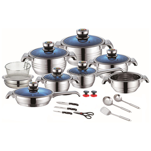 Hot Sale 30pcs <strong>Stainless</strong> <strong>Steel</strong> Cookware Set Nonstick Coating Induction Cooking <strong>Pots</strong> <strong>and</strong> <strong>Pans</strong> for Home Use - Product Image 6