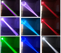 Mini projecteur de lumière à tête mobile 230w, éclairage de scène professionnel à led 7r, 14Gobos + 13 couleurs pour DJ Disco, mariage