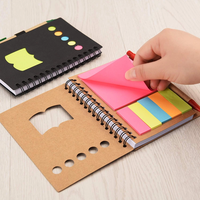 Beauty-Carpeta de hojas sueltas personalizada, Bloc de notas con espiral, Bloc de notas adhesivas