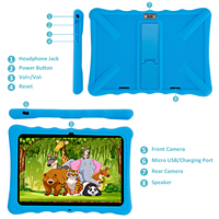 Tablette pour enfants de 10 pouces avec processeur quadricœur MTK6737, jouet éducatif pour bébé, tablette d'apprentissage, PC, capacité de mémoire de 3 Go