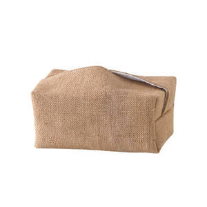 Bolsa de pañuelos de lino y algodón sencilla, estilo japonés, almacenamiento para el hogar, funda multiusos hecha a mano para caja de pañuelos, para sala de estar, ceremonia del té - Product Image 5
