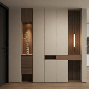 Bibliothèque en bois, <span class=keywords><strong>cloison</strong></span> <span class=keywords><strong>de</strong></span> séparation, armoire <span class=keywords><strong>de</strong></span> séparation, étagère à livres avec compartiments ouverts, unité <span class=keywords><strong>de</strong></span> rangement autoportante, armoire <span class=keywords><strong>de</strong></span> rangement - Product Image 4