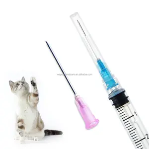 Agulha de seringa veterinária barata preço médica veterinária estéril com excelente desempenho de punção
