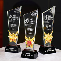 Trophées sportifs personnalisés pour le basketball, le football, le billard, le badminton, le tennis de table, la course à pied, médailles sportives créatives et amusantes