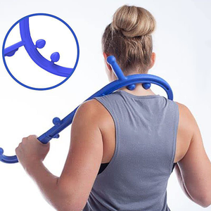 XH, nuevo diseño, forma de S, masajeador de cuello trasero multifuncional, herramienta de masaje de punto gatillo con gancho para músculo - Product Image 2