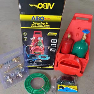 معدات لحام/قطع/لحام بالغاز محمولة متوسطة/ثقيلة مع حامل بلاستيكي للحمل بالإضافة إلى خزانات أكسجين وأسيتيلين - Product Image 3