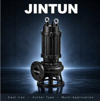 Pompe submersible JINTUN 2 pouces 3 CV pour drainage des eaux usées, débit élevé 10M/H, usage résidentiel et industriel, garantie 1 an, fiable