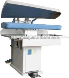 Presse à repasser industrielle à vapeur avec boîtier en acier au carbone et chauffage à la vapeur pour le pressage continu des vêtements - Product Image 4
