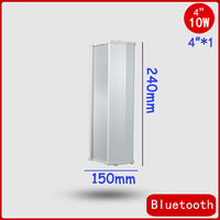 Altavoz de Columna de Aluminio Impermeable HY-HQ310BT de 10 W y 4 Pulgadas con Bluetooth, Altavoces para Exteriores/Jardín, Woofer para Uso en Exteriores
