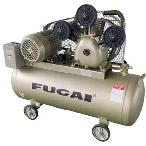 FUCAI 브랜드 공기 압축기 저렴한 하이 퀄리티 제품 90*3 실린더 7.5kw 10hp 산업용 공기 압축기 기계