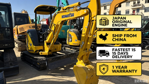 Miniexcavadora Komatsu PC20 Usada de Cabina Abierta, Motor Original Japonés, Bajo Consumo de Combustible, Entrega Rápida, 1 Año de Garantía - Product Image 2