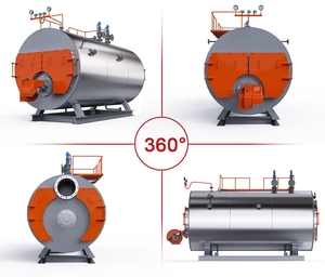 Chaudière à vapeur industrielle horizontale à tubes de feu, fonctionnant au <span class=keywords><strong>fioul</strong></span> diesel, haute pression, 2000 kg, nouvelle, automatique, certifiée ISO, à économie d'énergie - Product Image 5
