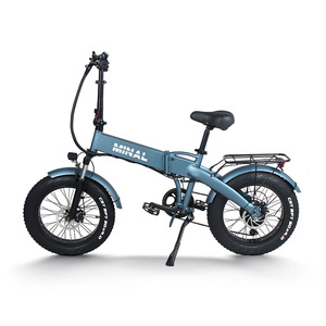 Folding 20*4-inch Fat Tire E Bike 48V 7 Speed Aluminum Alloy <b>Frame</b> Rear Hub Motor Urban Commuter <b>Bicycle</b> - Product Image 6
