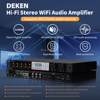DEKEN DTA-2300 WiFi fond musique DSP système mélangeur amplificateur multifonction BT Commercial numérique WiFi amplificateur de puissance