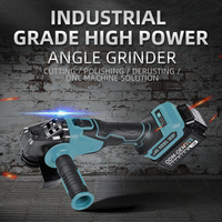 Meuleuse d'angle électrique sans fil portable de 115 mm/125 mm, alimentée par batterie lithium-ion 21 V de haute qualité, fabrication industrielle OEM