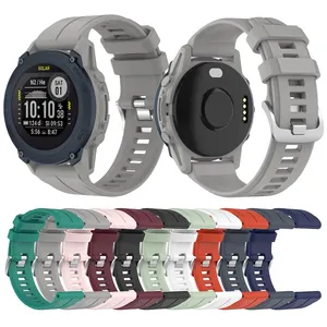 22毫米Garmin血统G1本能2 Fenix5/5 plus智能手链带Garmin Forerunner 955/945硅胶表带