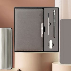 Ensemble cadeau d'affaires promotionnel haut de gamme avec couverture en PU, stylo, clé USB, souvenir de vacances - Product Image 1