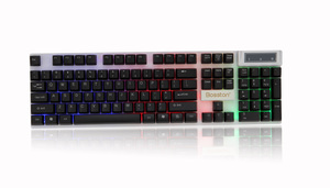 Clavier de bureau filaire ergonomique portable Teclado Gaming 83095D avec puce stable et film conducteur en pâte de carbone - Product Image 3