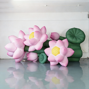 ชุดดอกบัวเป่าลมสั่งทำพิเศษสำหรับตกแต่ง<span class=keywords><strong>ห้าง</strong></span>สรรพสิ<span class=keywords><strong>น</strong></span>ค้าเชิงพาณิชย์  แบบจำลองอุปกรณ์ตกแต่งแบบอิ<span class=keywords><strong>น</strong></span>เทอร์แอคทีฟสำหรับงานโฆษณา - Product Image 1