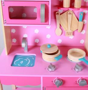Jouet de cuisine en bois de luxe pour enfants, jeu de simulation de cuisine - Product Image 4