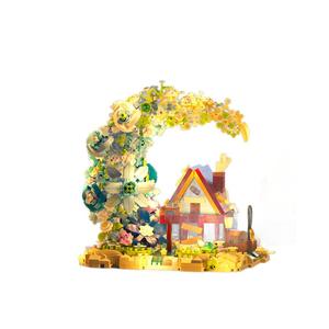 Casa de Juegos Infantil con Diseño de Flor Lunar, Bloques de Construcción de ABS, Juguete de Ensamblaje, Regalo Ideal para Niños - Product Image 5