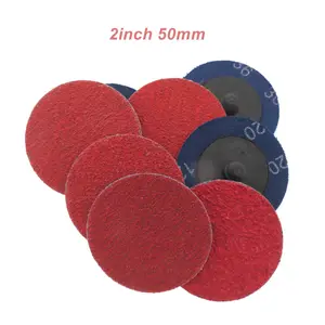 Abrasive Tools Quick Change Sanding 80 Grit Discs Roll Lock Disc For Grinder