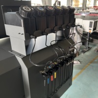 Mesin cetak DTF UV 60 cm pencetak DTF kaca UV dengan 3 buah Printer Inkjet kepala Printer I3200 U1