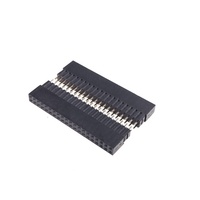 Connecteur femelle GPIO à double espacement de 40 broches, pas de 2,54 mm, pour Raspberry Pi A+/B+/Pi 2/Pi 3 - Connecteur femelle DIP haut de 2x20 broches